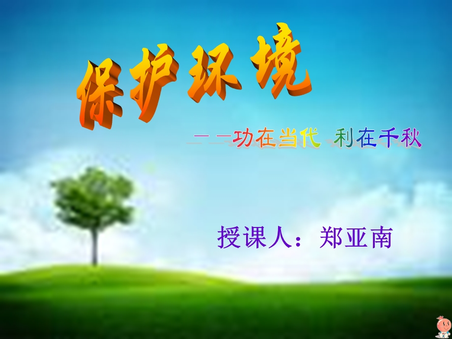 授课人郑亚南.ppt_第1页