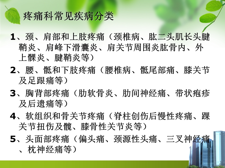 疼痛科常见疾病以及治疗.ppt_第2页