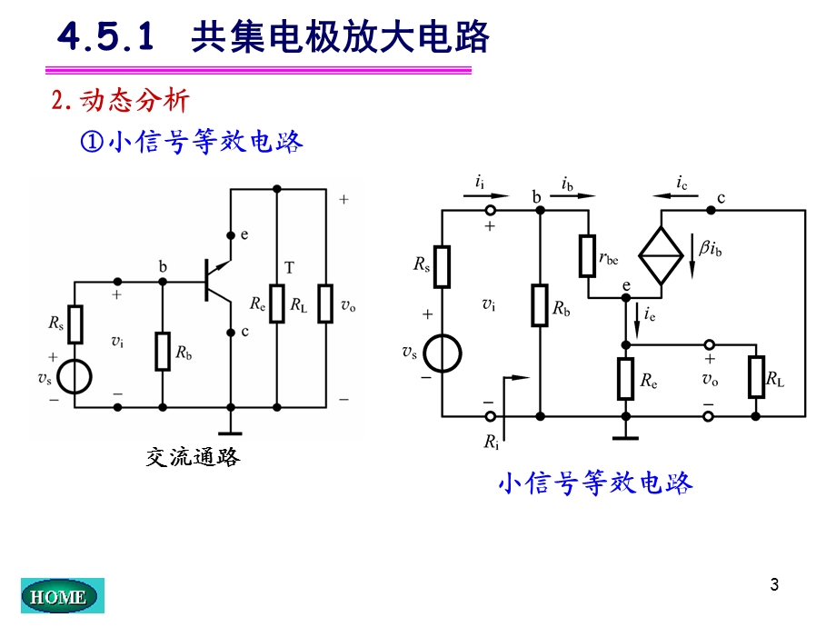 42、共集电极放大电路和共基极放大电路.ppt_第3页