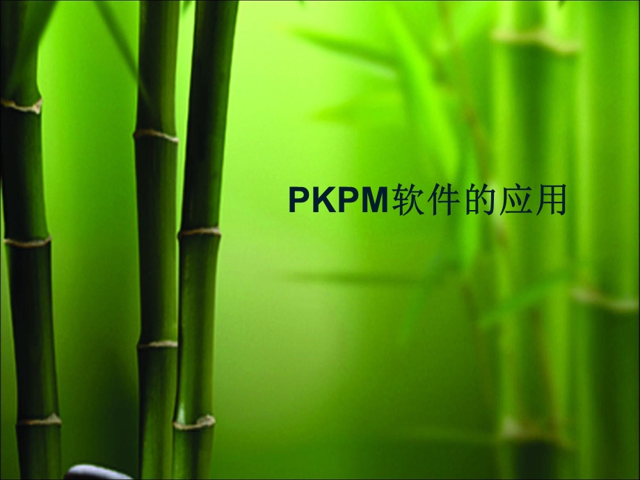 PKPM教程入门必知技巧.ppt_第1页