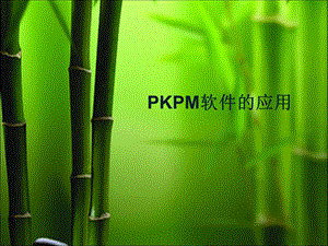 PKPM教程入门必知技巧.ppt