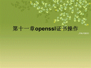 openssl证书操作.ppt