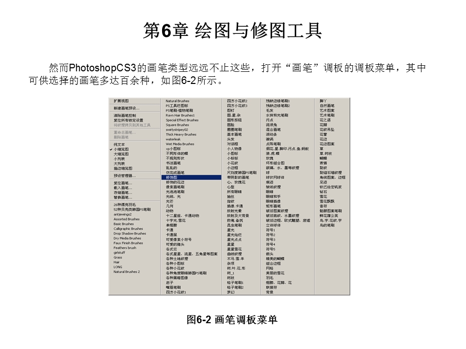 hotoshopCS3第06章绘图与修图工具.ppt_第2页