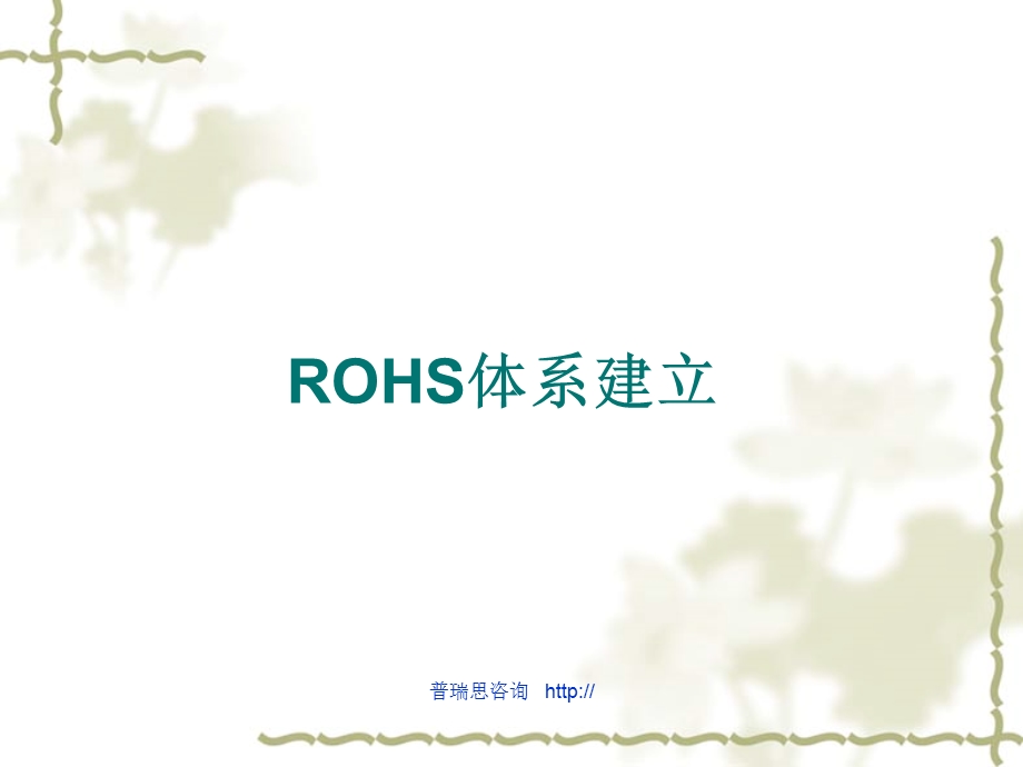 ROHS体系建立内审部分.ppt_第1页