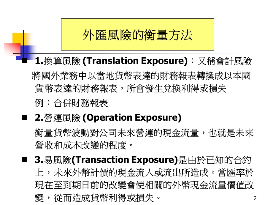 第十章衡量与管理货币换算与交易风险.ppt_第2页