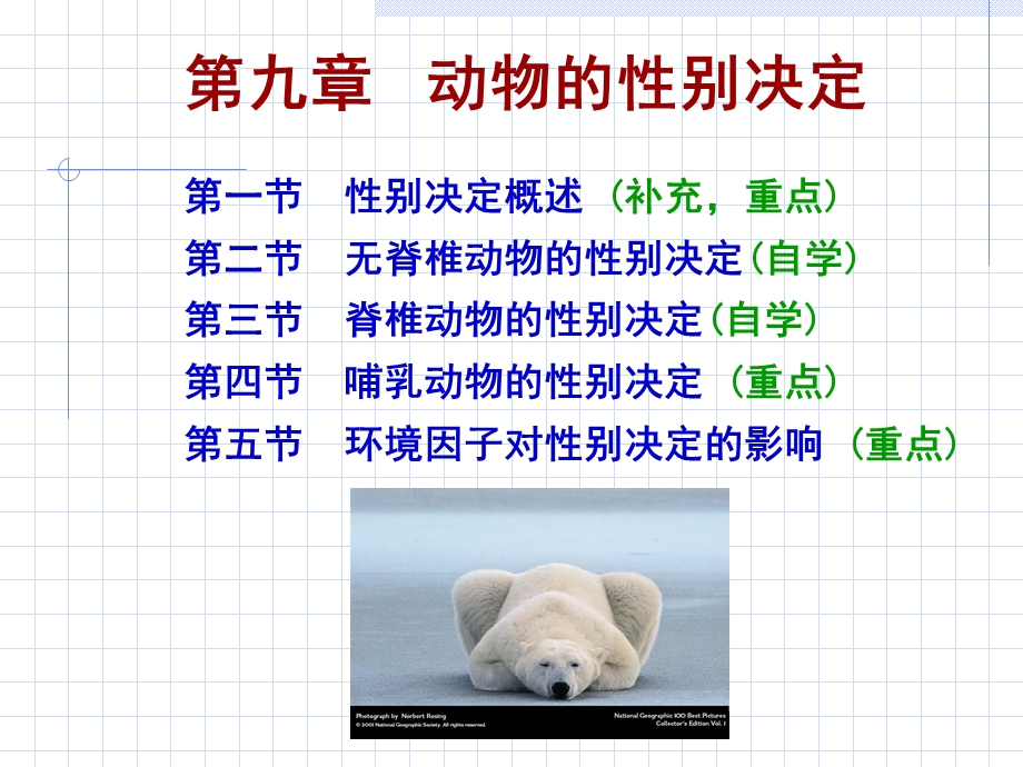 2013第9章性别决定.ppt_第1页