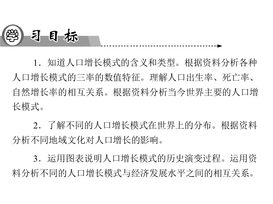 2014年地理必修2学业水平复习：第一节人口的数量变化.ppt_第3页