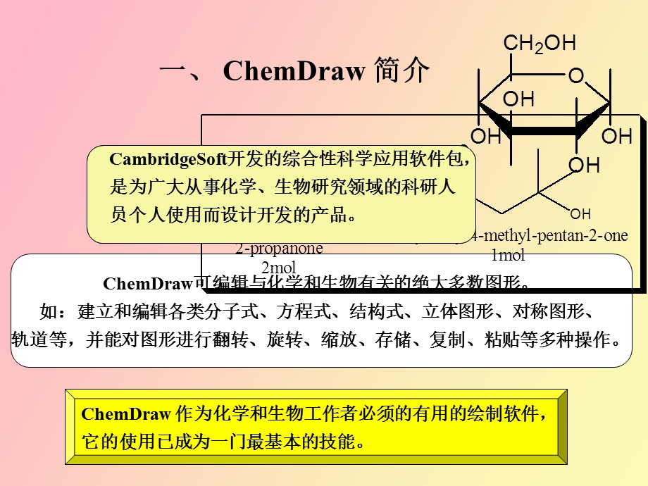 ChemDraw常用功能与应用.ppt_第3页