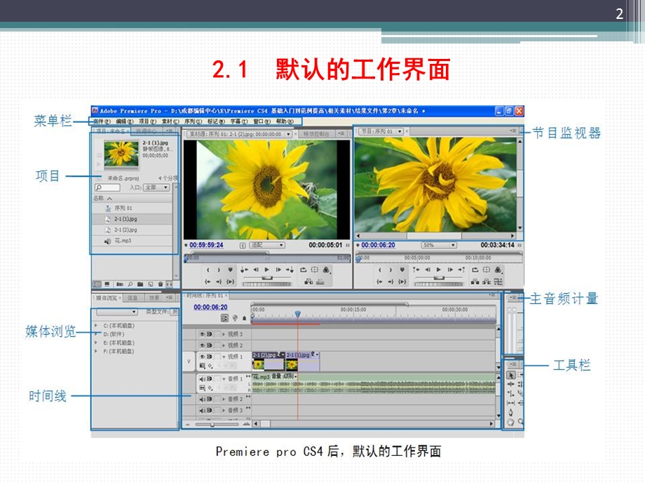 remiereProCS4的工作环境.ppt_第2页