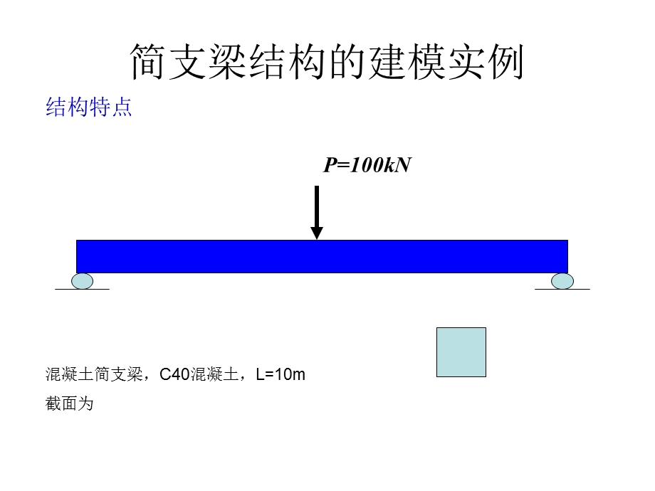 midas简支梁结构的建模实例.ppt_第1页