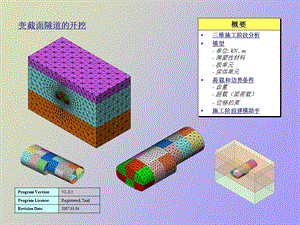 MIDASGTS模拟变截面隧道的开挖.ppt