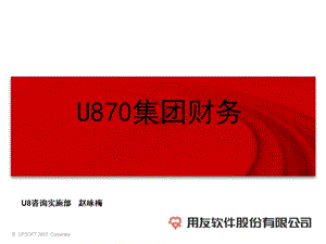 U870集团财务ZY.ppt