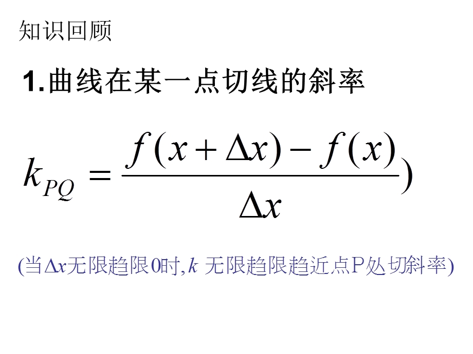 曲线在某一点切线的斜率.ppt_第1页