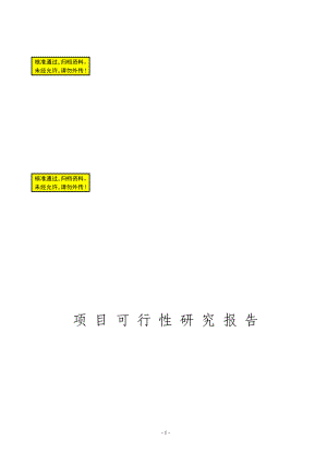 年产2000时吨苯嗪草酮生产厂项目可行性研究报告.doc