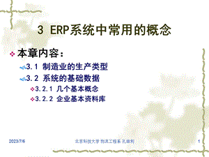 ERP系统中常用的概念.ppt