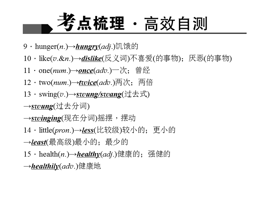 2016聚焦中考英语(人教版)考点聚焦课件第6讲八年级(上)U.ppt_第3页