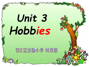 牛津苏教五下Unit3Hobbies课件之二.ppt
