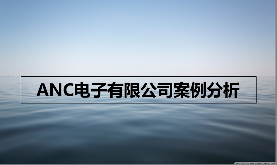 ANC公司案例分析.ppt_第1页