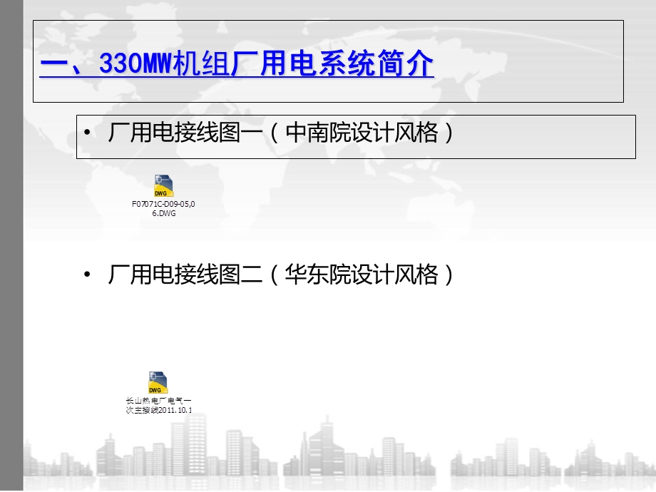 MW机组高低压厂用电配置原则及系统图讲解.ppt_第3页