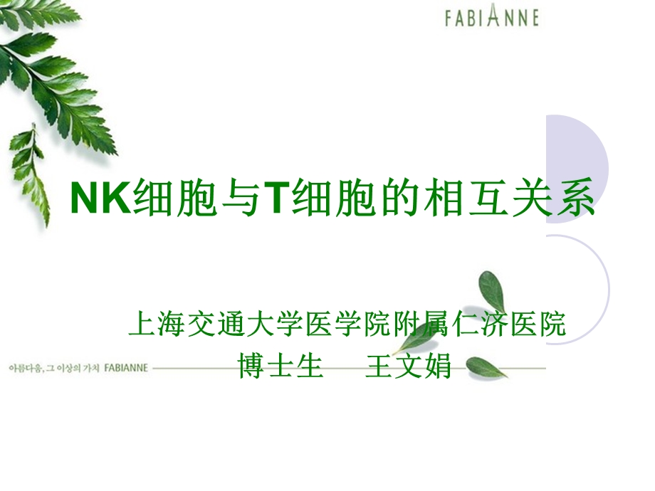 NK细胞与T细胞相互关系.ppt_第1页