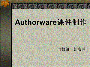 Authorware课件制作.ppt