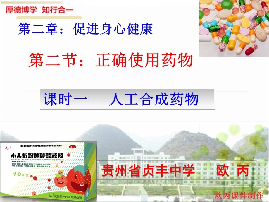 正确使用药物人工合成药物.ppt_第1页