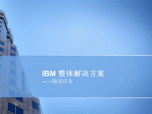 IBM整体解决方案.ppt