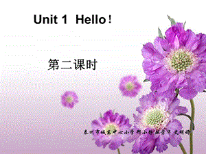 牛津3AUnit1第二课时NX.ppt