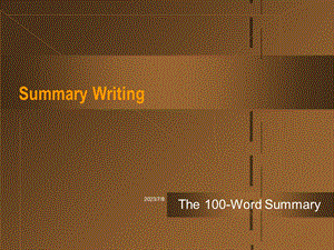 summary-writing总结写法.ppt