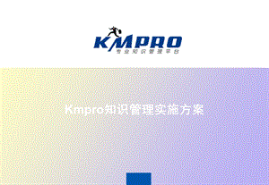 KMPRO知识管理企业实施手册.ppt