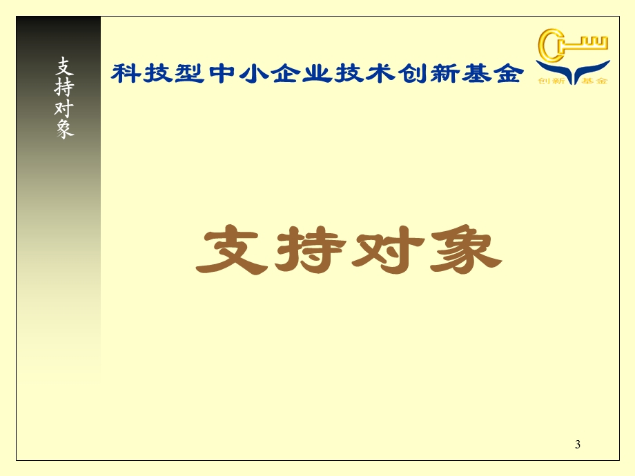 科技型中小企业技术创新基金2005项目申请辅导提纲.ppt_第3页