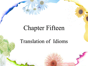 Translationofidioms英语习.ppt