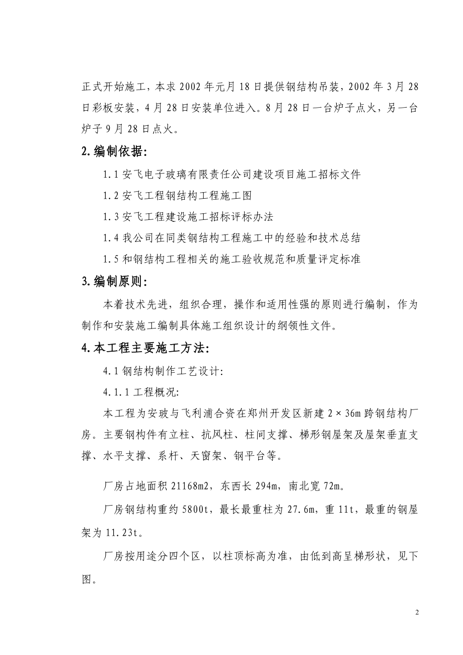 安飞工程生产区、仓库区、动力区、厂前区三施工组织设计.doc_第2页