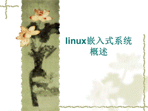 linux嵌入式系统概述.ppt