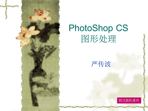 hotoShopCS图形处理.ppt