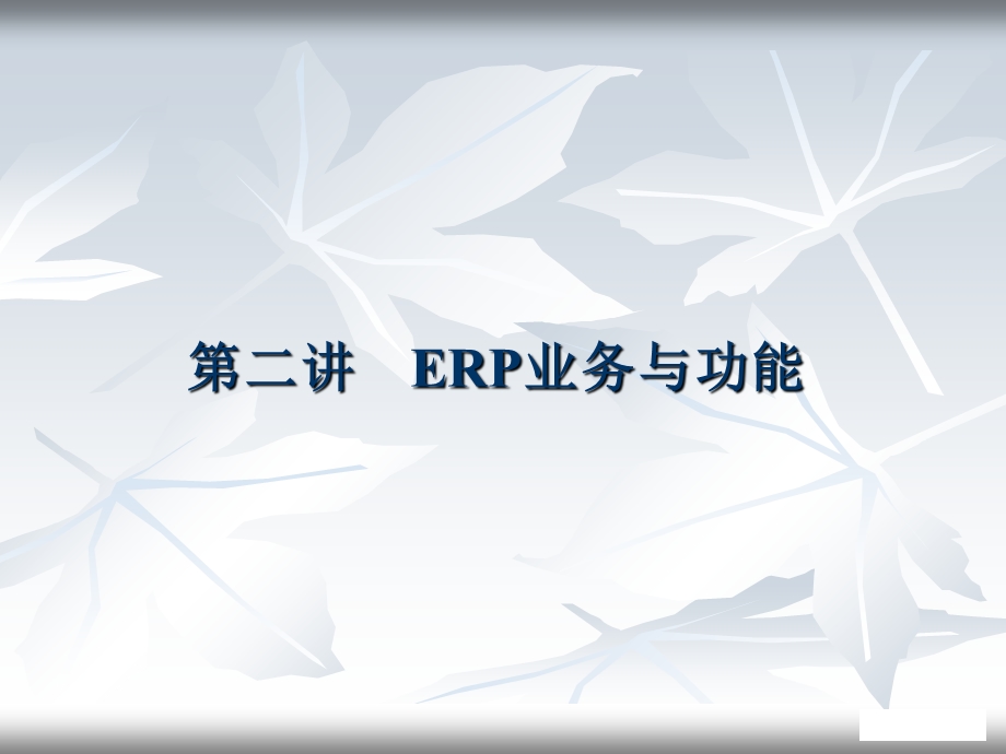 ERP业务与功能.ppt_第1页