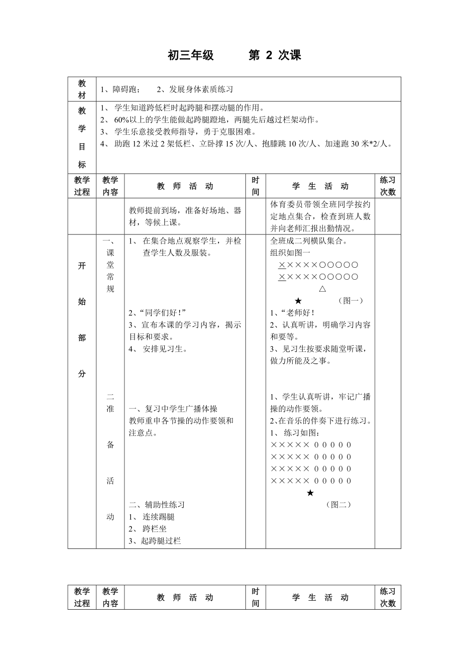 初三体育课教案全集.doc_第1页