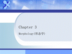 Morphology(形态学).ppt