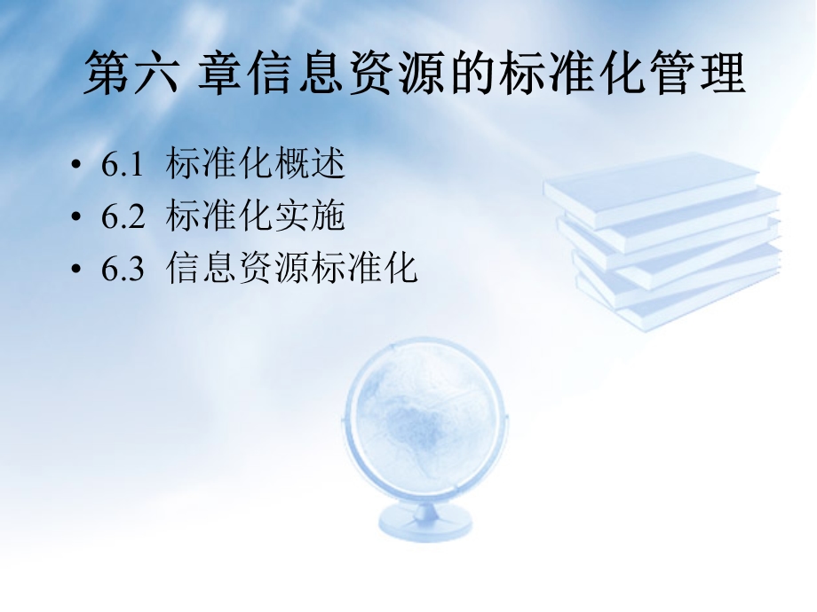 C06信息资源的标准化管理.ppt_第1页