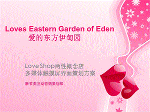 loveshop两性概念店策划.ppt