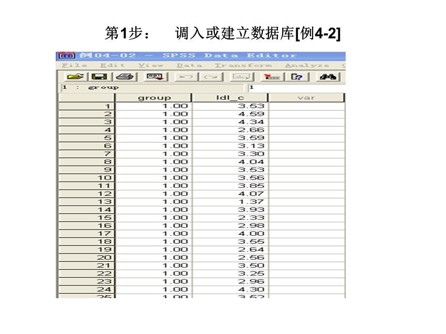 SPSS程序-方差分析和正态性检验.ppt_第2页