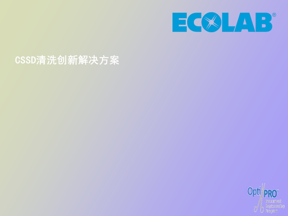 ECOLAB清洗解决方案.ppt_第1页