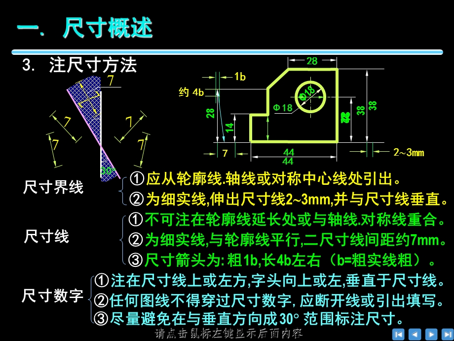 AutoCAD三视图教程：尺寸标注.ppt_第3页