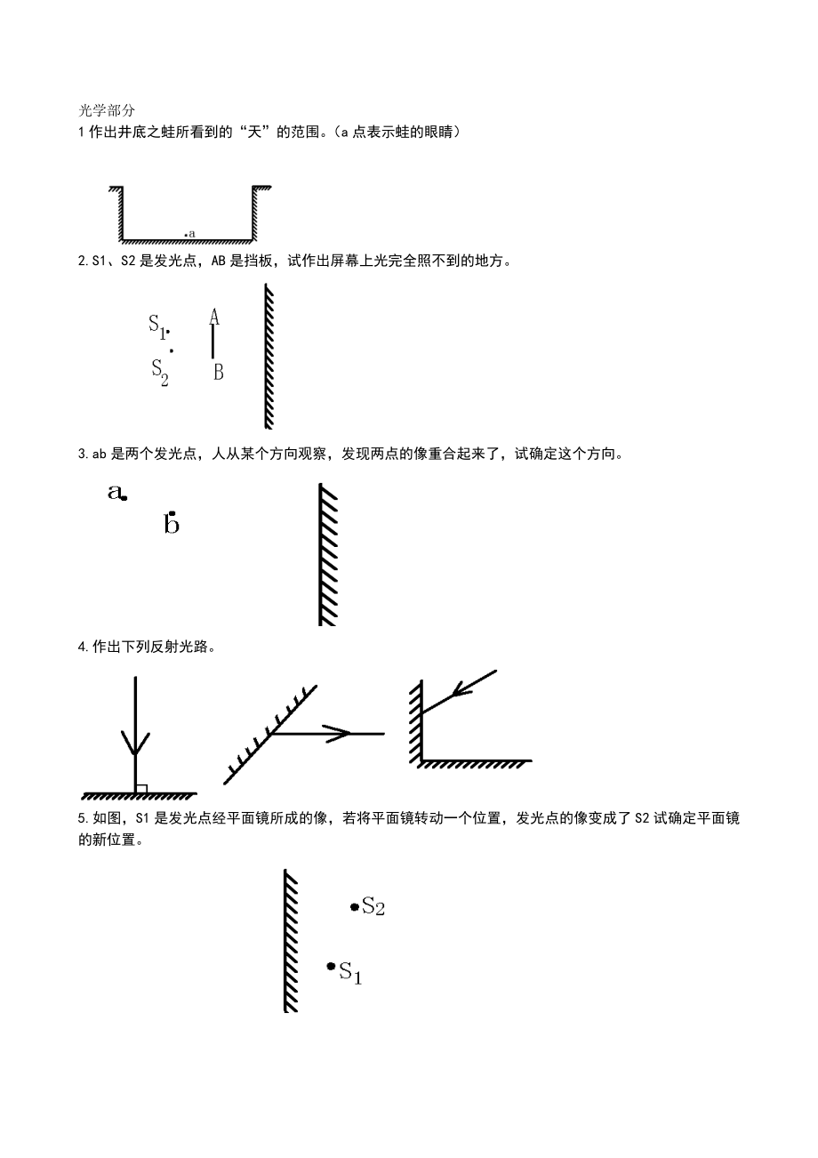 初中物理作图题汇总-.doc_第1页