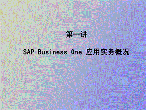 SAPSBO考试应用实务.ppt