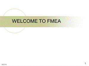 FMEA最完美教材.ppt