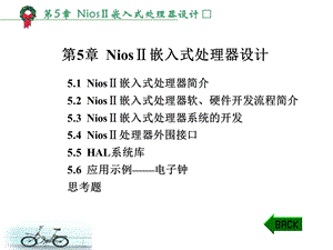 NiosⅡ嵌入式处理器设计.ppt