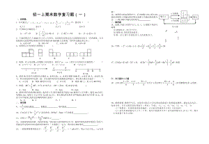 初一上期末数学复习题(一).doc