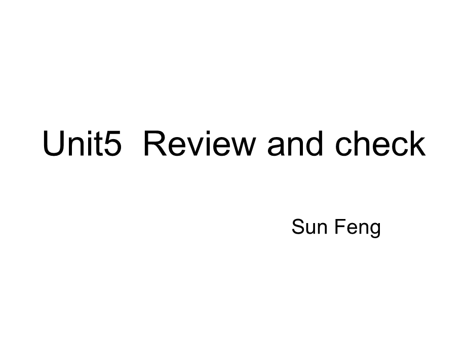 牛津苏教四上Unit5Reviewandcheck课件之一.ppt_第1页