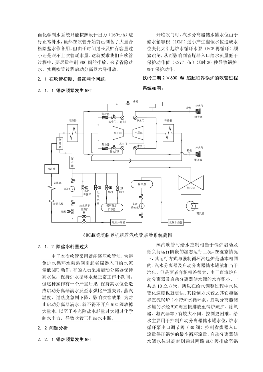 超超临界直流锅炉蒸汽吹管给水控制与调整运行研究.doc_第2页